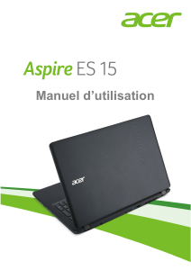 Mode d’emploi Acer Aspire ES1-523 Ordinateur portable