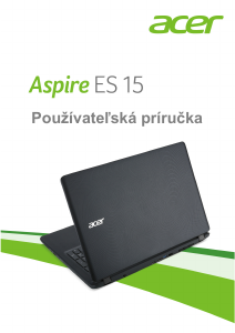 Návod Acer Aspire ES1-523 Laptop