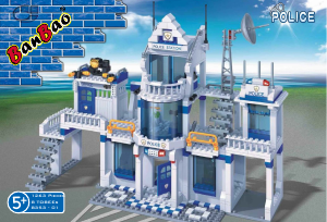 Manual BanBao set 8353 Police Big police station