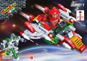 Handleiding BanBao set 6412 Journey V Space fighter