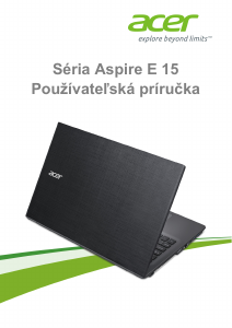 Návod Acer Aspire F5-572G Laptop