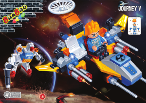 Handleiding BanBao set 6413 Journey V Space fighter