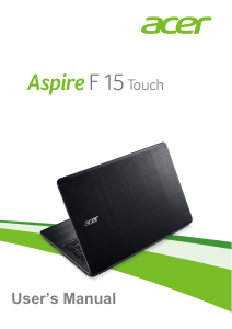 Handleiding Acer Aspire F5-573T Laptop