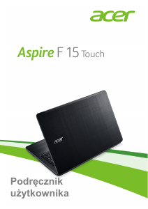 Instrukcja Acer Aspire F5-573T Komputer przenośny
