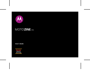 Handleiding Motorola MotoZine ZN5 Mobiele telefoon