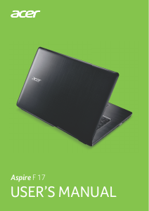 Handleiding Acer Aspire F5-771G Laptop