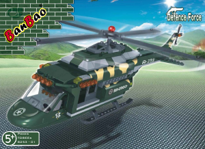 Bedienungsanleitung BanBao set 8253 Defence Force Medizin Hubschrauber