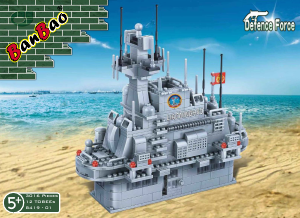 Handleiding BanBao set 8419 Defence Force Vliegdekschip XL