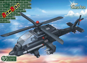 Bruksanvisning BanBao set 8478 Defence Force Helikopter