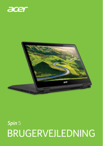 Brugsanvisning Acer Aspire R5-371T Bærbar computer