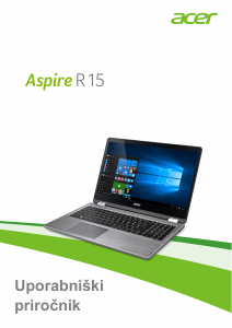 Priročnik Acer Aspire R5-571TG Prenosni računalnik