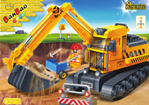 Kullanım kılavuzu BanBao set 8536 Construction Ekskavatör