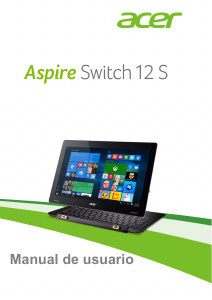 Manual de uso Acer Aspire Switch SW7-272P Portátil
