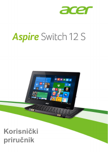 Priručnik Acer Aspire Switch SW7-272P Prijenosno računalo