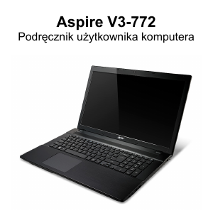 Instrukcja Acer Aspire V3-772G Komputer przenośny