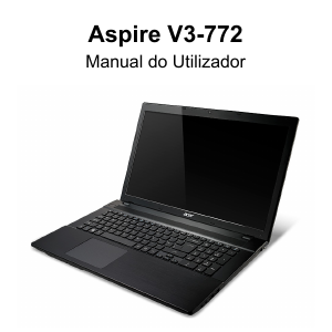 Manual Acer Aspire V3-772G Computador portátil