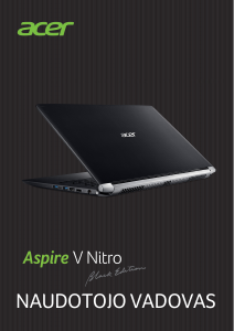 Vadovas Acer Aspire VN7-593G Nešiojamasis kompiuteris