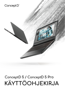 Käyttöohje Acer ConceptD CN517-71P Kannettava tietokone