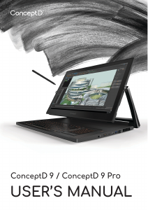 Manual Acer ConceptD CN917-71P Laptop