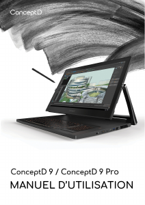 Mode d’emploi Acer ConceptD CN917-71P Ordinateur portable