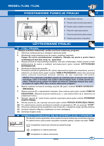 Instrukcja Ardo TL105L Pralka