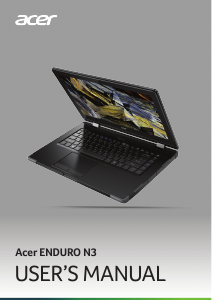 Manual Acer Enduro EN314-51W Laptop