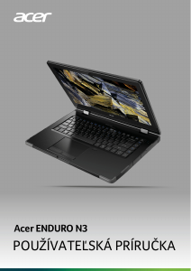 Návod Acer Enduro EN314-51W Laptop