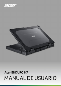 Manual de uso Acer Enduro EN714-51W Portátil