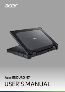 Handleiding Acer Enduro EN715-51W Laptop