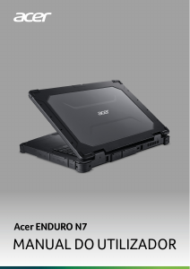 Manual Acer Enduro EN715-51W Computador portátil