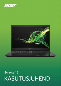 Kasutusjuhend Acer Extensa 215-21G Sülearvuti