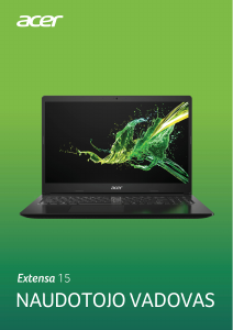 Vadovas Acer Extensa 215-21G Nešiojamasis kompiuteris