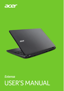 Manual Acer Extensa 2540 Laptop