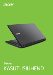 Kasutusjuhend Acer Extensa 2540 Sülearvuti