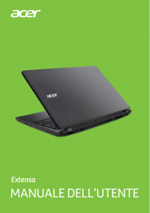 Manuale Acer Extensa 2540 Notebook