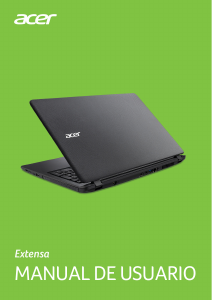 Manual de uso Acer Extensa 2540 Portátil