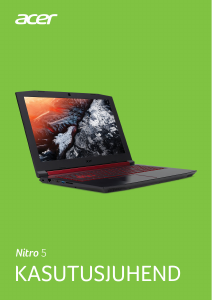 Kasutusjuhend Acer Nitro AN515-31 Sülearvuti