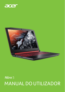 Manual Acer Nitro AN515-41 Computador portátil