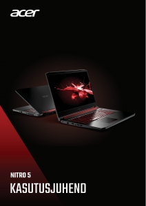 Kasutusjuhend Acer Nitro AN515-43 Sülearvuti