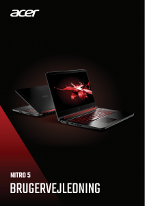 Brugsanvisning Acer Nitro AN515-43 Bærbar computer