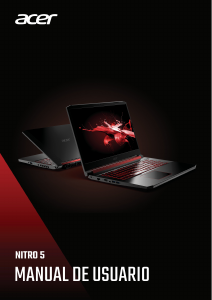 Manual de uso Acer Nitro AN515-54 Portátil