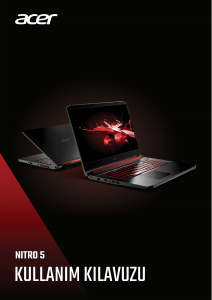 Kullanım kılavuzu Acer Nitro AN515-54 Dizüstü bilgisayar