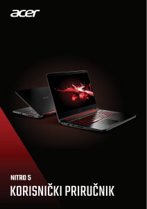 Priručnik Acer Nitro AN515-54 Prijenosno računalo