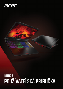 Návod Acer Nitro AN515-55 Laptop