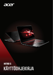 Käyttöohje Acer Nitro AN517-51 Kannettava tietokone