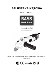 Instrukcja Bass Polska BP-5112 Szlifierka kątowa