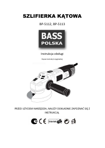 Instrukcja Bass Polska BP-5113 Szlifierka kątowa