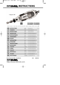 Manual Dremel 285 Straight Grinder