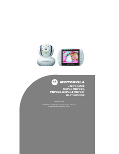 Handleiding Motorola MBP34 Babyfoon