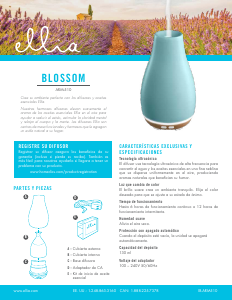 Manual de uso Ellia ARM-510 Blossom (SP) Difusor de aroma